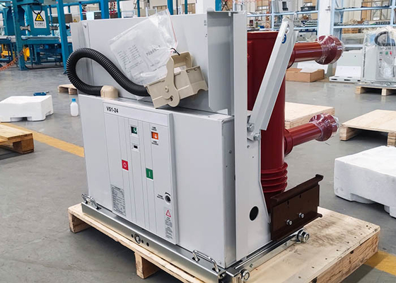 سری VS1-24 مدار شکن خلاء نوع گاری دستی ولتاژ داخلی داخلی 24 کیلو ولت