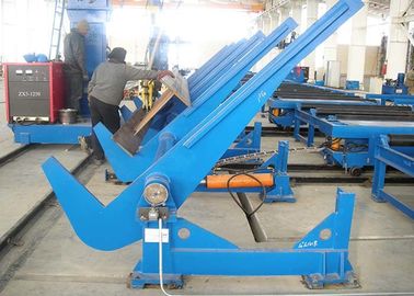 60 درجه H Beam Production Line ماشین چرخش ماشین قابل تنظیم سرعت جوشکاری