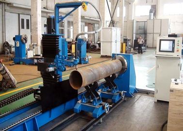 CNC4 شعله پلاسما لوله برش ماشین ولتاژ سفارشی 200-1400mm قطر لوله