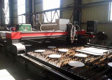 دستگاه برش گاز و پلاسما دستگاه CNC Gantry Type 1 مشعل گاز 1 مشعل پلاسما