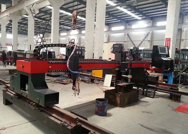 دستگاه برش گاز و پلاسما دستگاه CNC Gantry Type 1 مشعل گاز 1 مشعل پلاسما