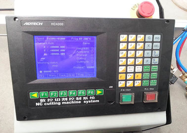 دستگاه برش پلاسما CNC متقاطع 1500X6000mm با صفحه LCD رنگی TFT LCD7