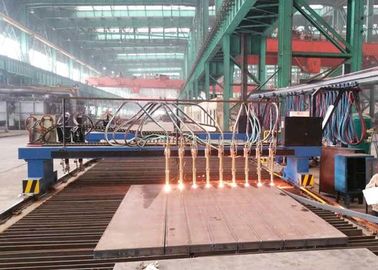 CNC گانت نوع نوار شعله و دستگاه برش پلاسما برای H Beam خط تولید 3200X10000mm برش اندازه
