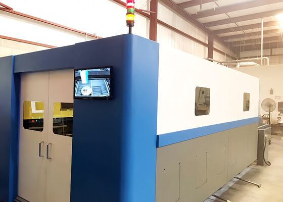 ماشین برش لیزری فیبر با قدرت بالا با میز مبادله 3KW-20KW