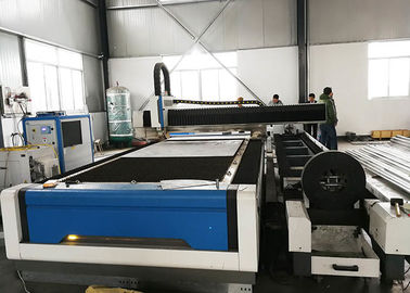 دستگاه برش فیبر LaCr CNC CNC 1000W برای برش لوله و ورق